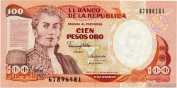 100 Pesos Oro COLOMBIE 1990 P.426e NEUF