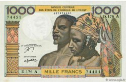 1000 Francs ÉTATS DE L AFRIQUE DE L OUEST 1977 P.103Am