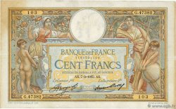100 Francs LUC OLIVIER MERSON grands cartouches FRANCE 1935 F.24.14 TB+