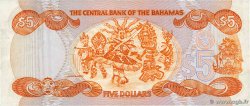 5 Dollars BAHAMAS 1984 P.45b TB+