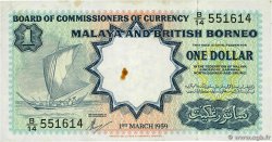 1 Dollar MALAYA e BRITISH BORNEO 1959 P.08A BB