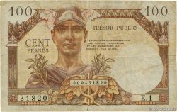 100 Francs TRÉSOR PUBLIC FRANCE 1955 VF.34.01
