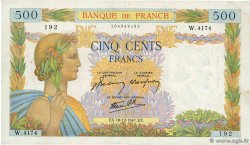 500 Francs LA PAIX FRANCE 1941 F.32.25 TTB+