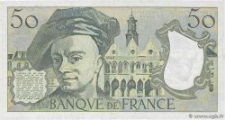 50 Francs QUENTIN DE LA TOUR FRANCE 1986 F.67.12 TTB+