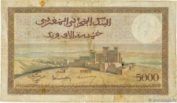 5000 Francs MAROC 1949 P.23c B+