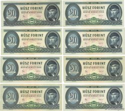 20 Forint Lot HONGRIE 1980 P.169g TTB