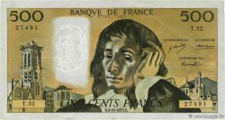 500 Francs PASCAL FRANCE 1973 F.71.09 TB+
