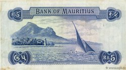 5 Rupees ÎLE MAURICE 1973 P.30c TTB
