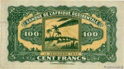 100 Francs FRENCH WEST AFRICA 1942 P.31a MBC+