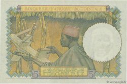 5 Francs FRENCH WEST AFRICA 1942 P.25 EBC+
