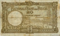 20 Francs BÉLGICA 1931 P.098b RC+