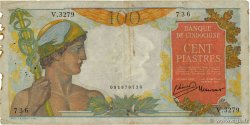 100 Piastres INDOCHINE FRANÇAISE 1947 P.082b B+
