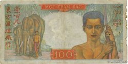 100 Piastres INDOCHINE FRANÇAISE 1947 P.082b B+