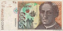 5000 Pesetas ESPAGNE 1992 P.165 TTB+