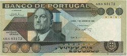 5000 Escudos PORTUGAL 1986 P.182e TTB+