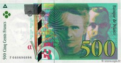 500 Francs PIERRE ET MARIE CURIE FRANCE 1998 F.76.04 SUP+