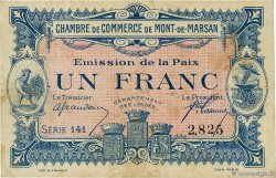 1 Franc FRANCE régionalisme et divers Mont-De-Marsan 1917 JP.082.28 TTB