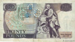 20 Pounds ENGLAND 1970 P.380b F