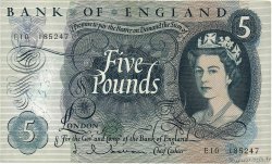 5 Pounds ANGLETERRE 1963 P.375a TTB