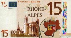 15 Euro FRANCE régionalisme et divers 2008 P.- NEUF