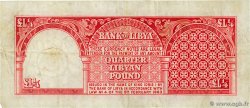 1/4 Pound LIBYA 1963 P.28 VF-