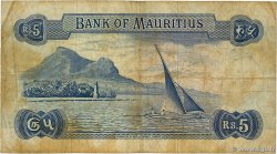 5 Rupees ÎLE MAURICE 1967 P.30b B