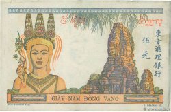 5 Piastres INDOCHINE FRANÇAISE 1946 P.055c TTB+