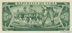 5 Pesos CUBA 1972 P.103b pr.NEUF