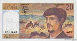 20 Francs DEBUSSY FRANCE 1986 F.66.07A17 NEUF