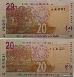 10 et 20 Rand Lot AFRIQUE DU SUD 2005 P.129a TTB+