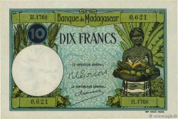 10 Francs MADAGASCAR 1948 P.036