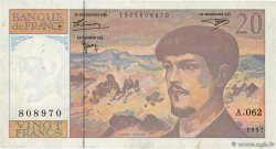 20 Francs DEBUSSY Modifié FRANCE  1997 F.66ter.02A62