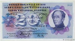 20 Francs SUISSE 1973 P.46u