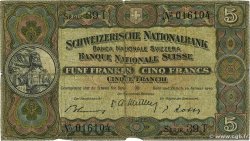 5 Francs SUISSE 1949 P.11n