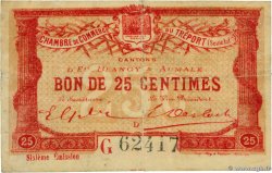 25 Centimes FRANCE régionalisme et divers Le Tréport 1916 JP.071.23 TB