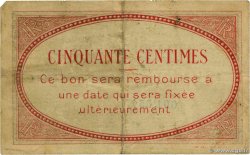 50 Centimes FRANCE régionalisme et divers Clichy 1914 JP.75-280 TTB