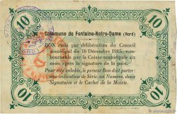 10 Francs FRANCE régionalisme et divers Fontaine-Notre-Dame 1915 JP.59-1072 TTB