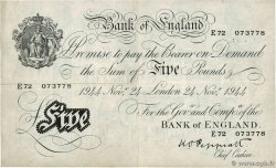 5 Pounds ANGLETERRE 1944 P.342 TTB