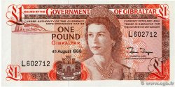 1 Pound GIBRALTAR 1988 P.20e