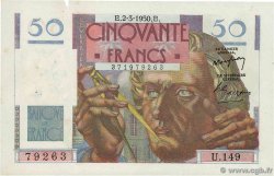 50 Francs LE VERRIER FRANCE 1950 F.20.14 TB+
