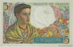 5 Francs BERGER FRANCE 1943 F.05.01 SUP