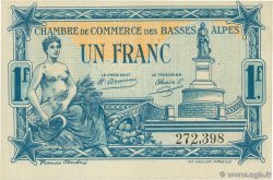 1 Franc FRANCE régionalisme et divers Basses-Alpes 1917 JP.020.02 NEUF