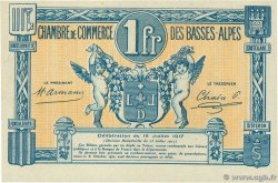 1 Franc FRANCE régionalisme et divers Basses-Alpes 1917 JP.020.02 NEUF