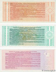 10 Centavos, 1 et 100 Austral Lot ARGENTINE 1985 PS.2701b, PS.2711b et PS.2715 pr.NEUF