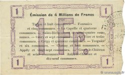 1 Franc FRANCE régionalisme et divers Nord, Aisne et Oise 1915 JP.59-1111 TTB
