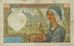 50 Francs JACQUES CŒUR FRANCE 1941 F.19.07 TB