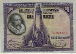 100 Pesetas ESPAGNE 1928 P.076a pr.SUP