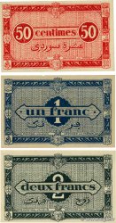 50 Centimes et 1, 2 Francs Lot ALGÉRIE 1944 P.098a, P.100 et P.102 SUP+