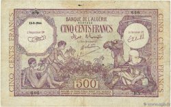 500 Francs Numéro spécial ALGÉRIE 1944 P.095 B