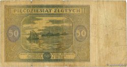 50 Zlotych POLOGNE 1946 P.128 B+